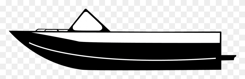 2008x550 Weldcraft Marine - Speed Boat Clipart Black And White