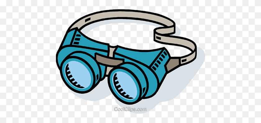 480x338 Welders Goggles Royalty Free Vector Clip Art Illustration - Goggles Clipart