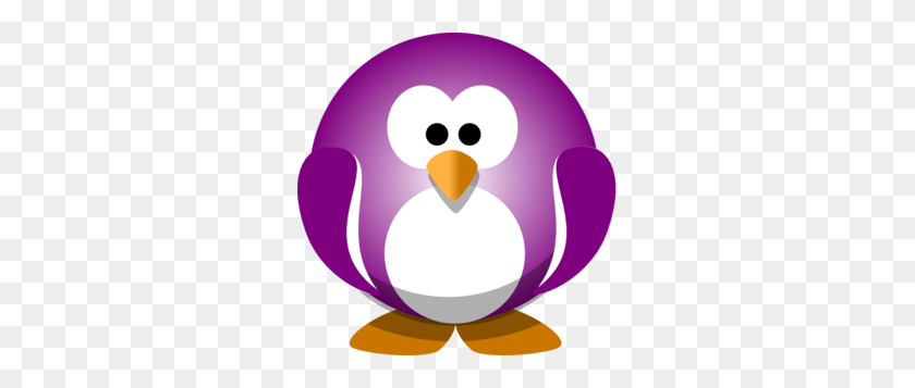 293x297 Well There You Have It A Purple Penguin You're Welcome School - You Re Welcome Clipart