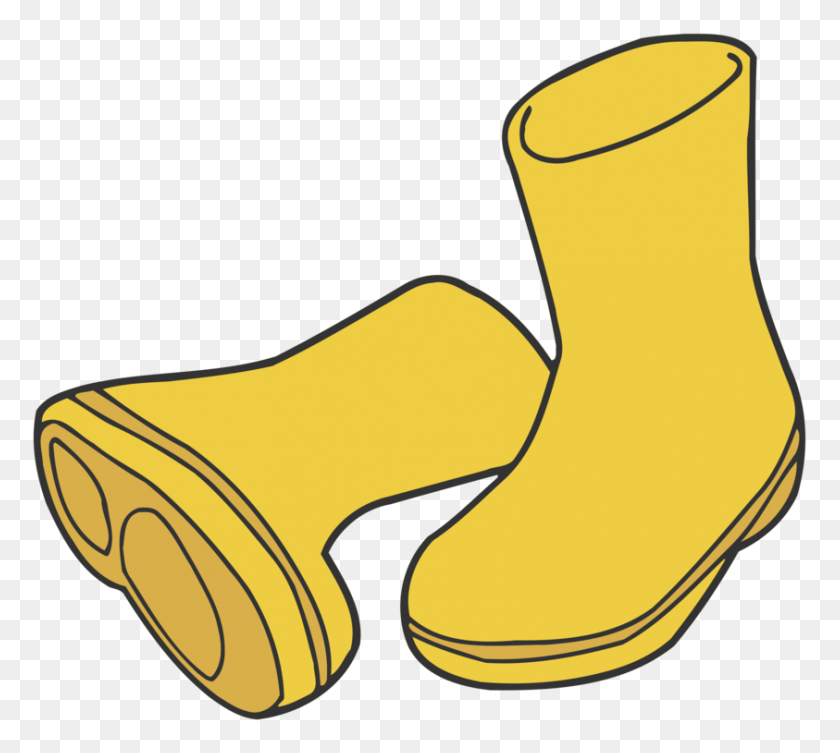 843x750 Wellington Boot Shoe Cowboy Boot Clothing - Cowboy Boot Clipart