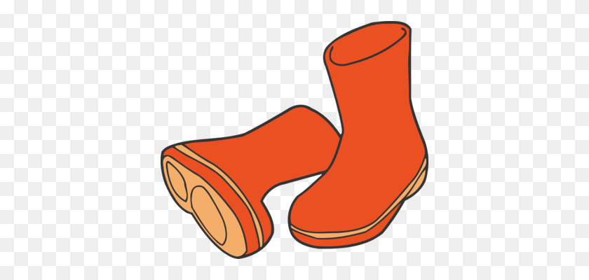 382x340 Wellington Boot Shoe Natural Rubber Clothing - Snow Boots Clipart