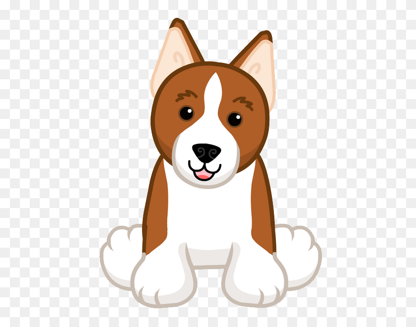 524x600 Welsh Corgi Dog Excited - Excited PNG