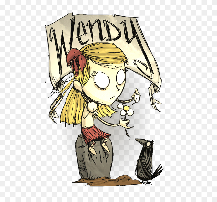 560x720 Wendy Don't Starve Game Wiki Fandom Powered - Wendys Logo PNG