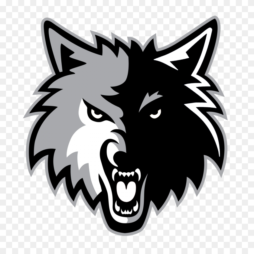 1500x1500 Западная Средняя Школа Шамокин - Логотип Волка Png
