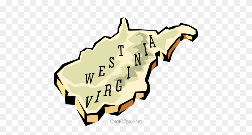 480x391 Карта Штата Западная Вирджиния Роялти Бесплатно Векторные Иллюстрации - Клипарт Западная Вирджиния