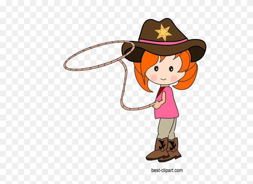 550x550 Western Cowboy, Cowgirl Free Clip Art - Cowgirl PNG