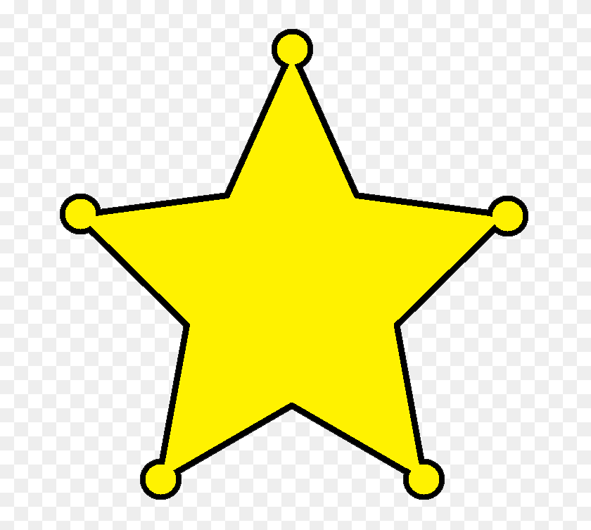 682x693 Western Star Clip Art - Pink Star Clipart