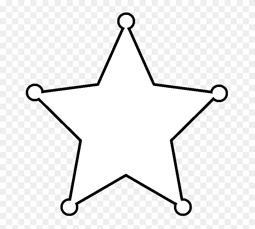 682x693 Western Star Clip Art - Western Star Clip Art