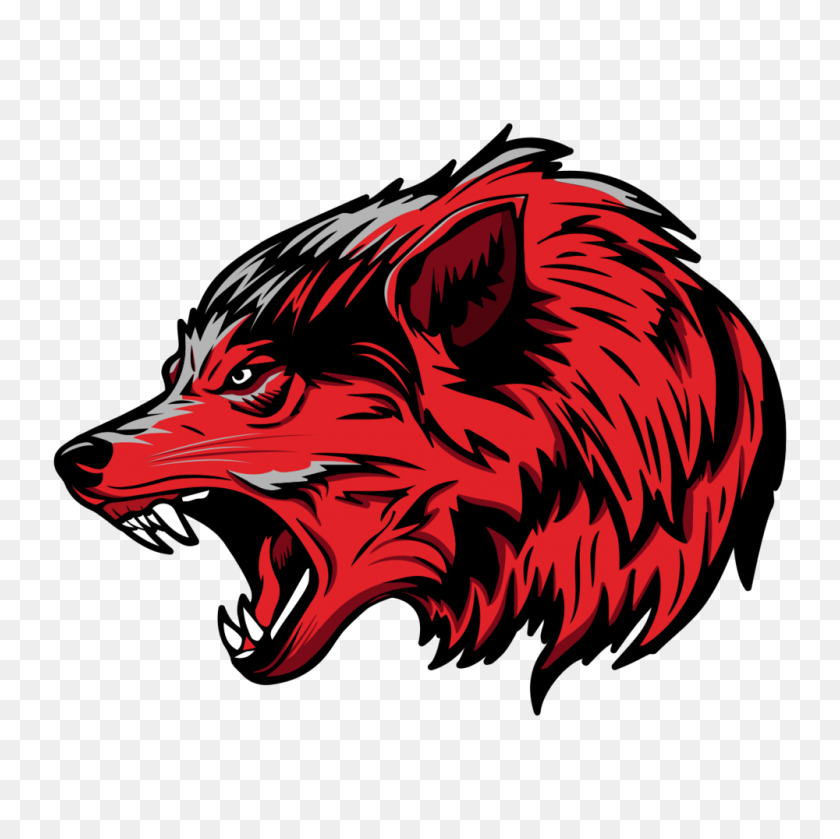 1000x1000 Westminster Red Wolves Raulerson - Wolves PNG
