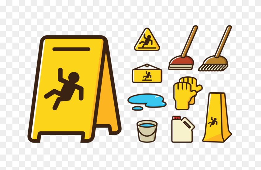 700x490 Wet Floor Sign Icons - Sweeping The Floor Clipart