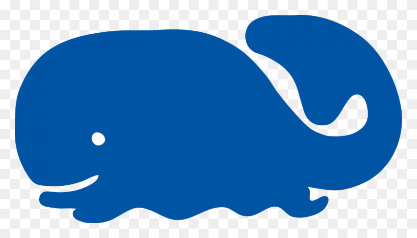 800x430 Whale Clipart Simple - Simple Fish Clipart