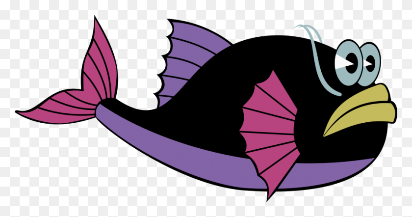 900x441 Whale Fish Clipart Png For Web - Fish Vector PNG