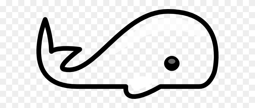 600x297 Whale Outline Clip Art - Octopus Clipart Black And White