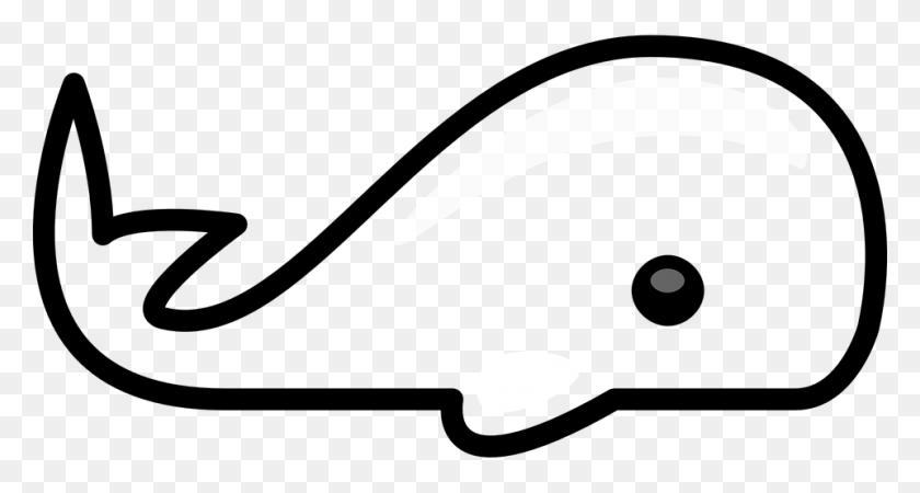 960x480 Whale Outline Clip Art Library Gif - Jonah Clipart