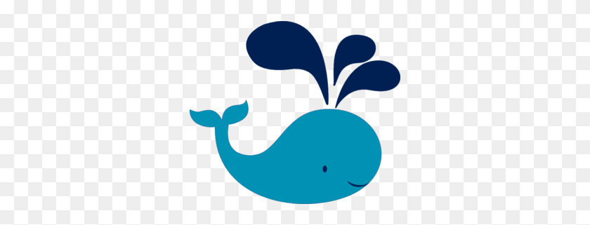 300x261 Whale Tabriz Blue Navy Clip Art - Free Whale Clipart