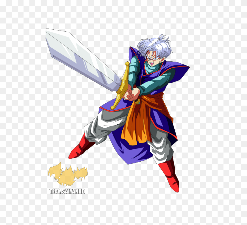 530x707 What If Future Trunks Came Back In The Buu Saga In Get His - Future Trunks PNG