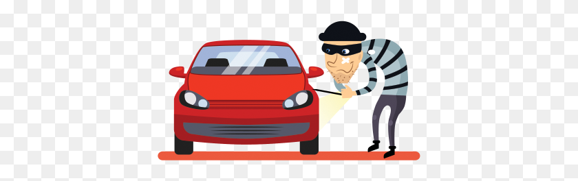 382x204 What Type Of Damage Is Covered - Car On Road Clipart