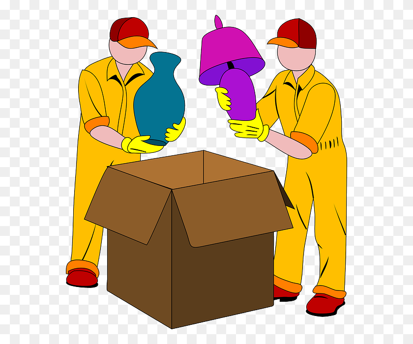 572x640 ¿Qué Tipo De Empresa De Mudanzas Es Usted? Clipart De Bienes Y Servicios