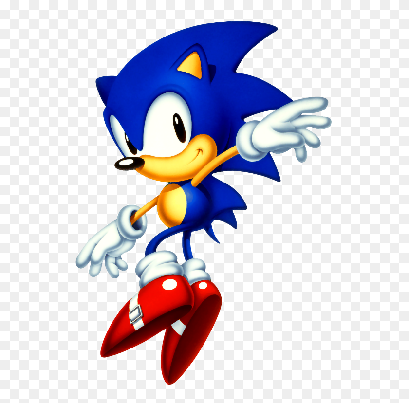 540x768 What's The Height Of Sonic's Classic Design - Classic Sonic PNG