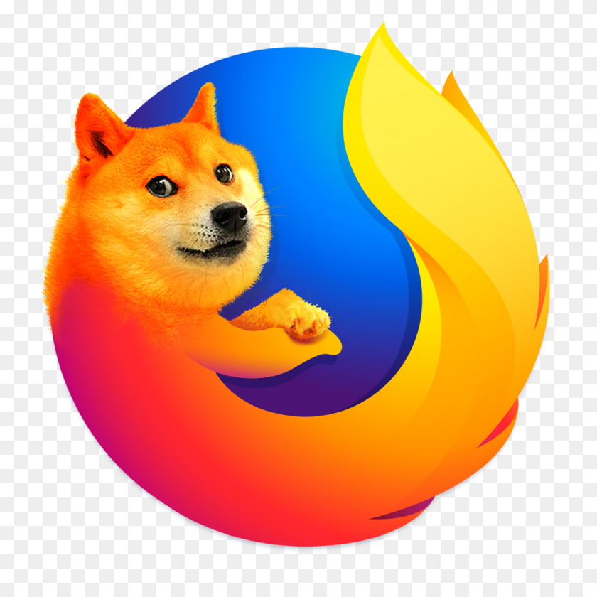 What S Up With Doge Meme In Nightly Logo Firefox Doge Png