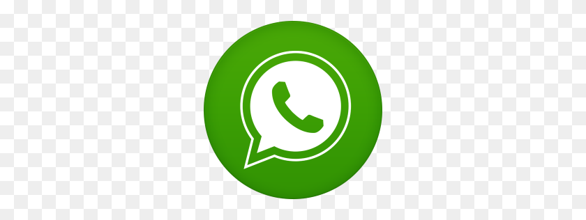256x256 Whatsapp Icon Circle Iconset - Whatsapp Icon PNG