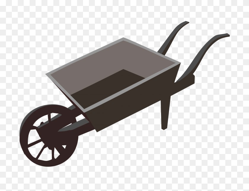 2400x1800 Wheel Barrow Planter Icons Png - Planter PNG