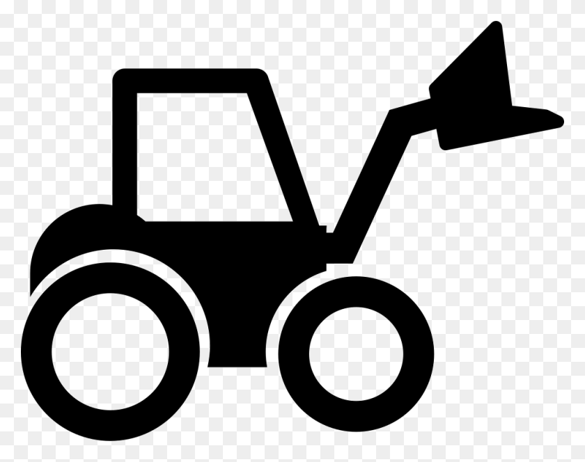 980x760 Wheel Loader Tractor Png Icon Free Download - Front End Loader Clipart