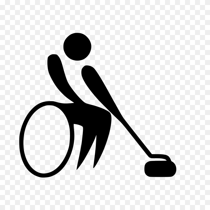 1280x1280 Wheelchair Curling - Curling Clipart