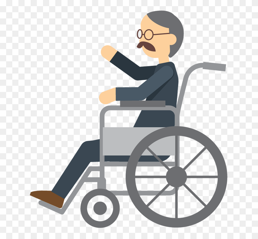 650x720 Wheelchair Elderly Png Transparent Wheelchair Elderly Images - Scrubs Clipart