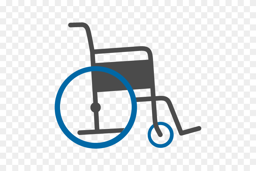 500x500 Wheelchair Service At Airport Clip Art - Airport Clipart