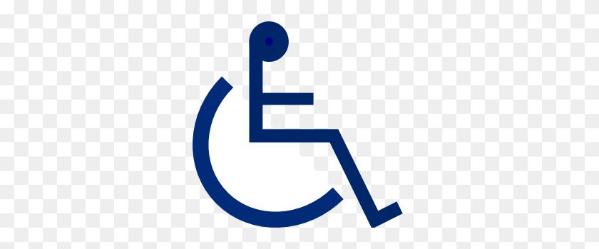 300x290 Wheelchair Sign Clip Art - Wheelchair Clipart Free