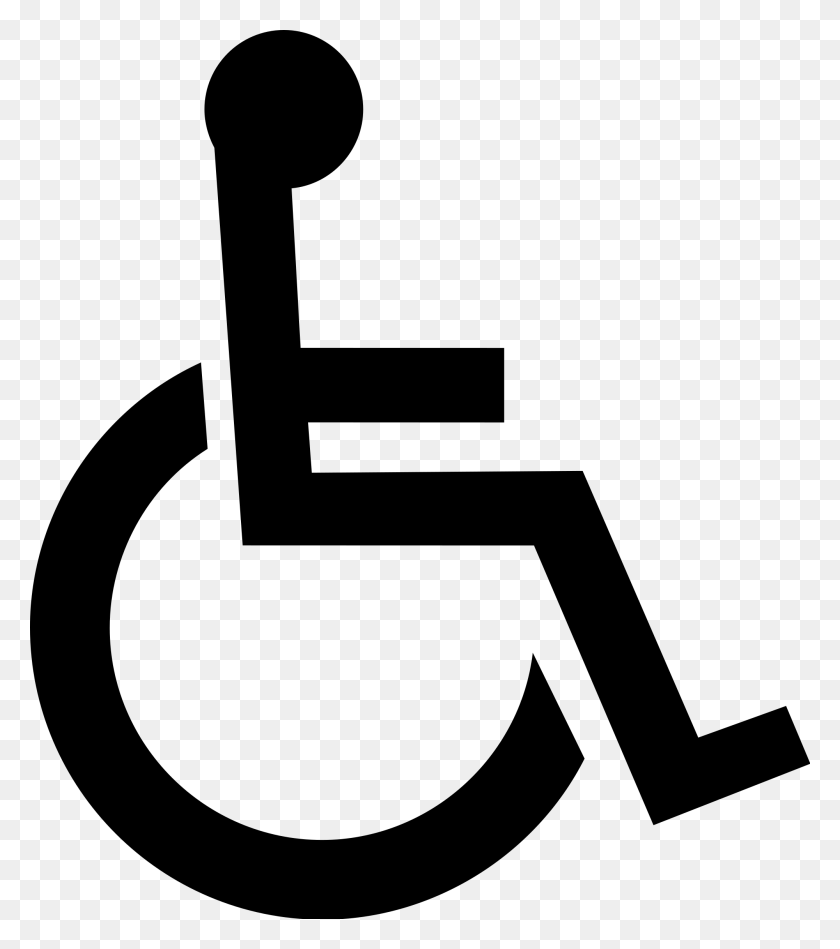 2000x2282 Wheelchair Symbol - Handicap PNG