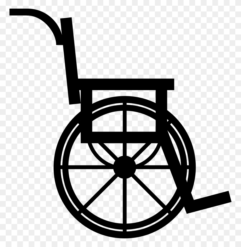 774x800 Wheelchair Transparent Png Pictures - Wheelchair Clipart Black And White