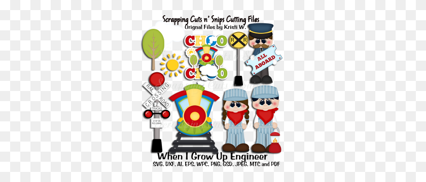 300x300 When I Grow Up Series Scrapping Cuts, Cu Cutting - When I Grow Up Clipart