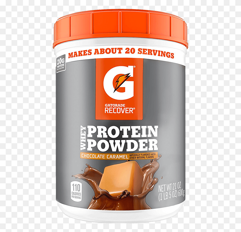 750x750 Whey Protein Powder Canister - Gatorade PNG
