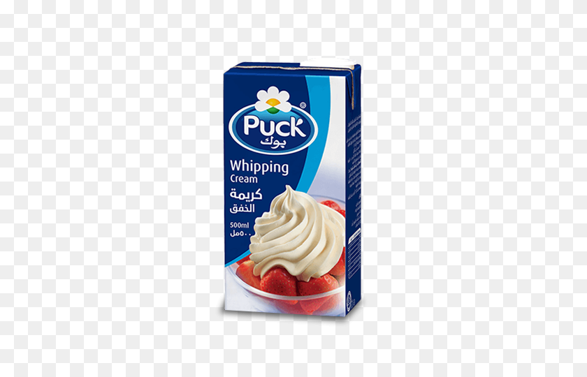 480x480 Whipped Cream Puck Arabia Arla Foods - Whipped Cream PNG