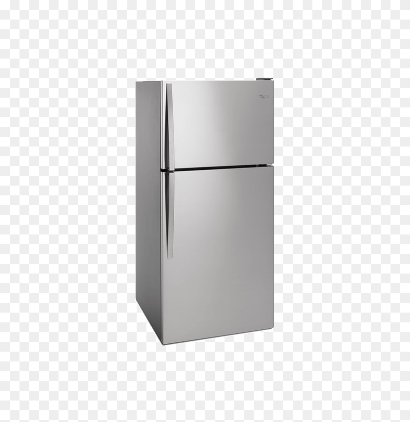 519x804 Холодильник С Морозильной Камерой Наверху Whirlpool - Холодильник Png