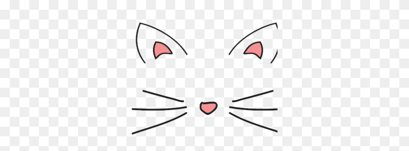 300x250 Whiskers Clipart Transparent - Whiskers Clipart