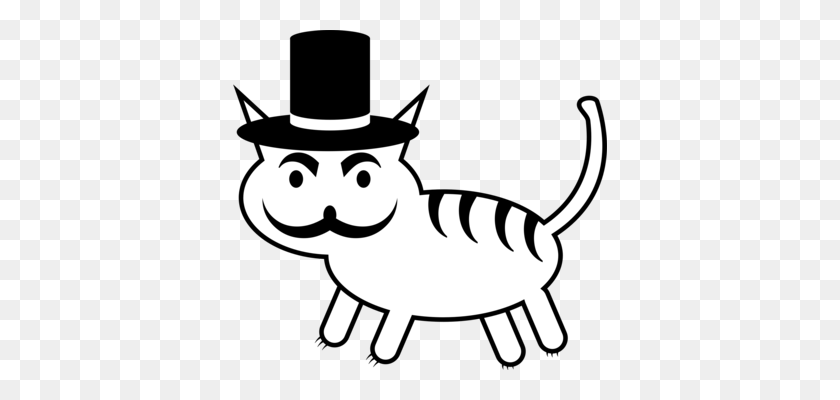 374x340 Whiskers Kitten Domestic Short Haired Cat Tail - The Cat In The Hat Clipart