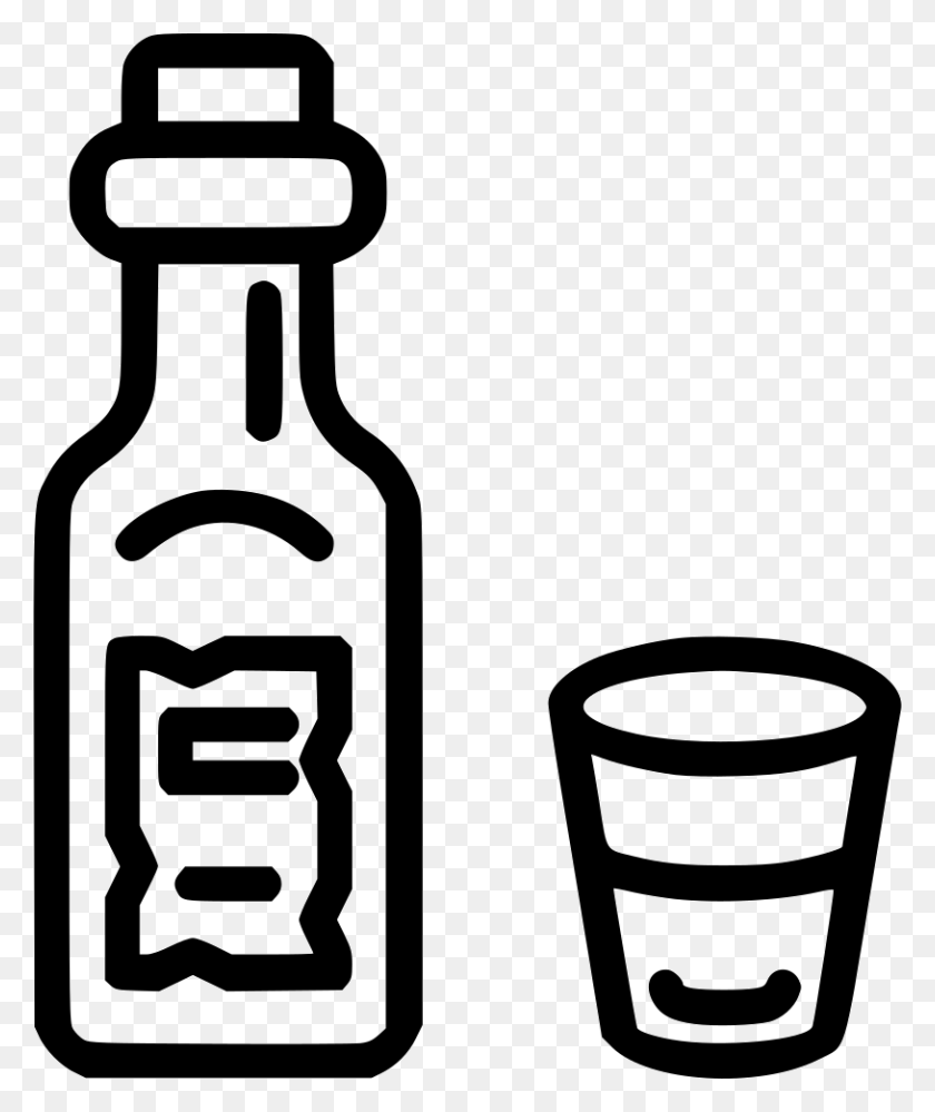 814x980 Whiskey Bottle Png Icon Free Download - Whiskey Bottle Clip Art