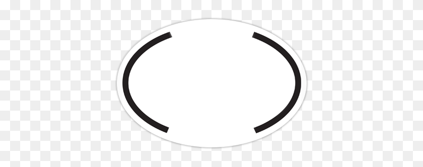 390x272 White - White Oval PNG