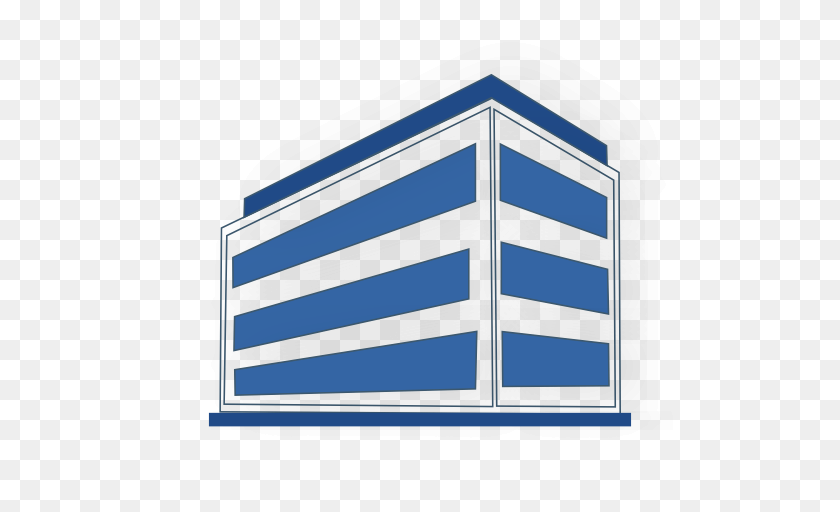 600x452 White And Blue Office Building Clip Art - Office Com Clip Art