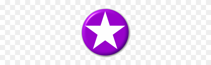 200x200 White And Purple Plain Star - Purple Star PNG