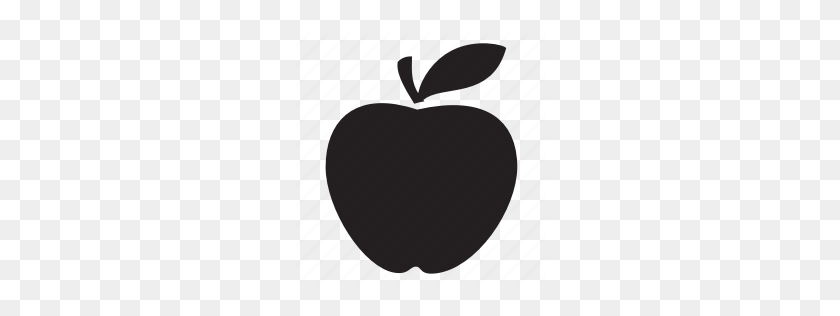 256x256 Logotipo De La Manzana Blanca Png, Icono De La Manzana Blanca Png - Logotipo De La Manzana Blanca Png