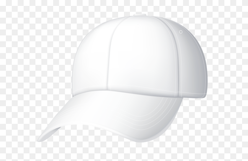600x486 White Baseball Cap - White Hat PNG