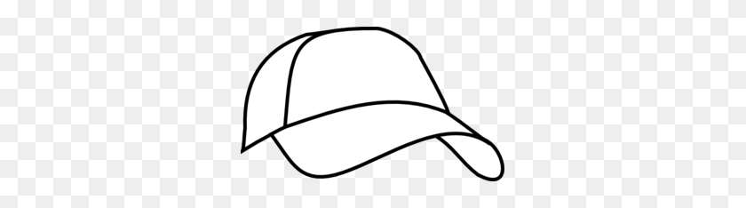 297x174 White Baseball Cap Clip Art - Baseball Cap Clipart