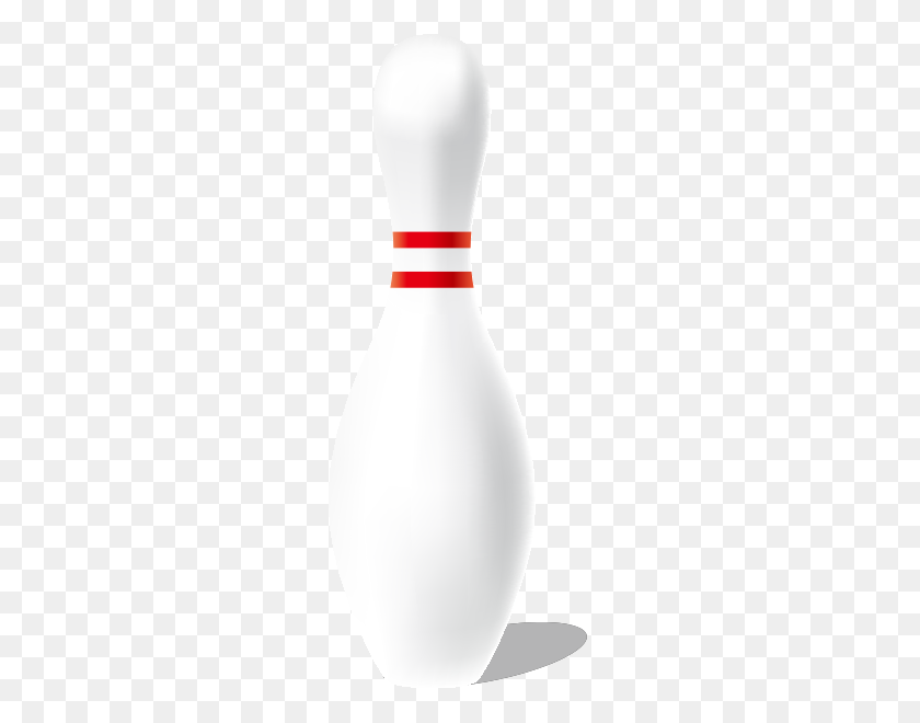 239x600 White Bowling Pin Free Vector Data - Bowling Pin PNG