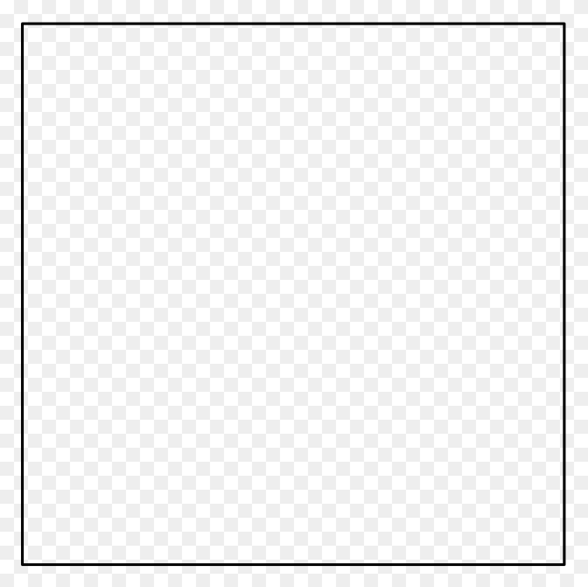 1000x1000 White Box Outline Png Png Image - White Box PNG