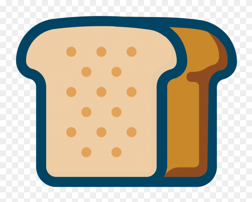 955x750 White Bread Cartoon Drawing Food - Bread Clipart Free