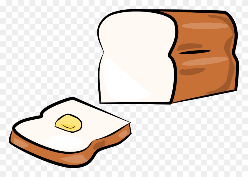 1225x848 White Bread Cliparts - Banana Bread Clipart